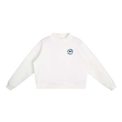 The Crest Mock-Neck Sweatshirt