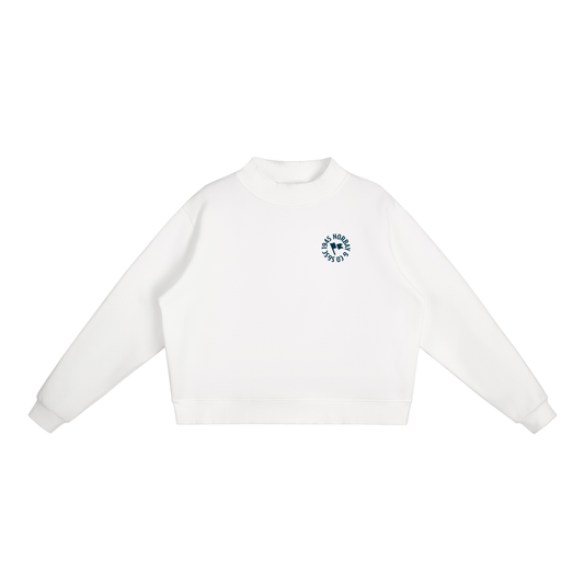 The Crest Mock-Neck Sweatshirt
