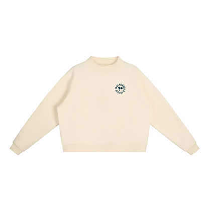The Crest Mock-Neck Sweatshirt